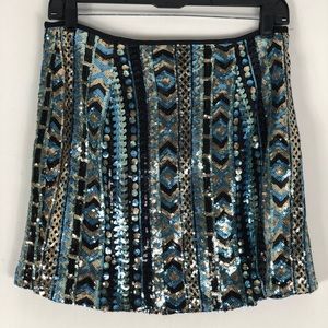 Ya Los Angeles sequin skirt. Size L, fits size 4/6